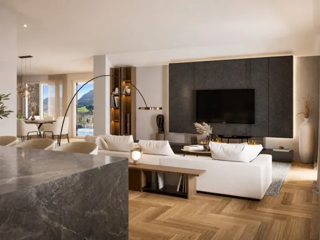 DAS PENTHOUSE - DAS SONN.VEIT | Letzte Einheit im Projekt | 360°-Ausblick. 4-Meter Raumhöhe. Barrierefrei & Tiefgarage. - Bild