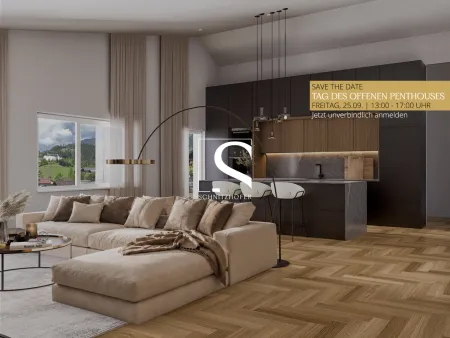 DAS PENTHOUSE - DAS SONN.VEIT | Letzte Einheit im Projekt | 360°-Ausblick. 4-Meter Raumhöhe. Barrierefrei & Tiefgarage.