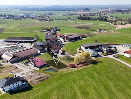 BAUEN NAHE SALZBURG | Leistbares Baugrundstück in Moosdorf am Grünland | Für Ihr Einfamilienhaus