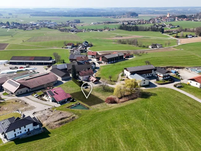 BAUEN NAHE SALZBURG | Leistbares Baugrundstück in Moosdorf am Grünland | Für Ihr Einfamilienhaus - Bild