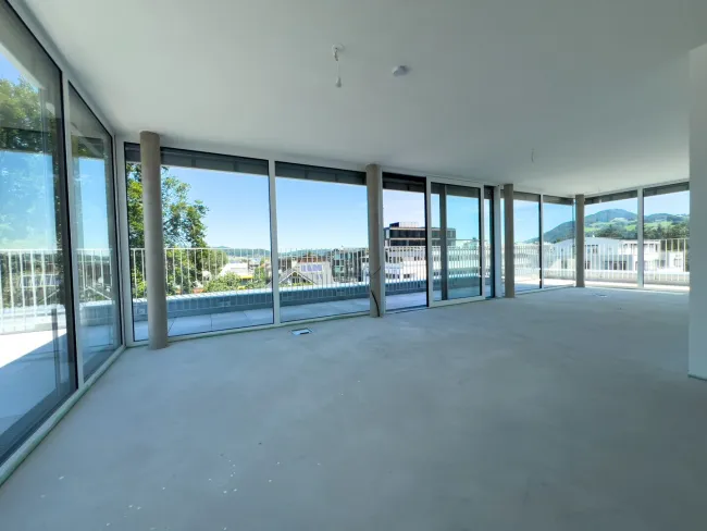 DAS STADTGLÜCK | Exklusives Neubau-Penthouse mit 360° Dachterrasse | Tiefgarage & Barrierefrei - Bild