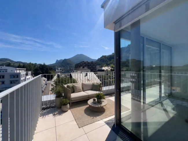 DAS STADTGLÜCK | Exklusives Neubau-Penthouse mit 360° Dachterrasse | Tiefgarage & Barrierefrei - Bild