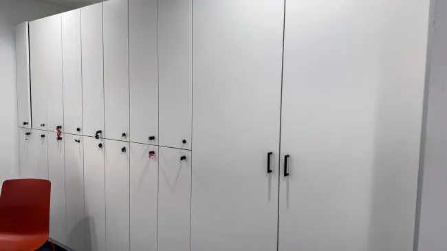 Umkleide für Personal