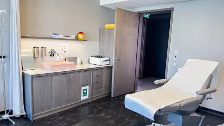 übersichtliche Behandlungsbereiche