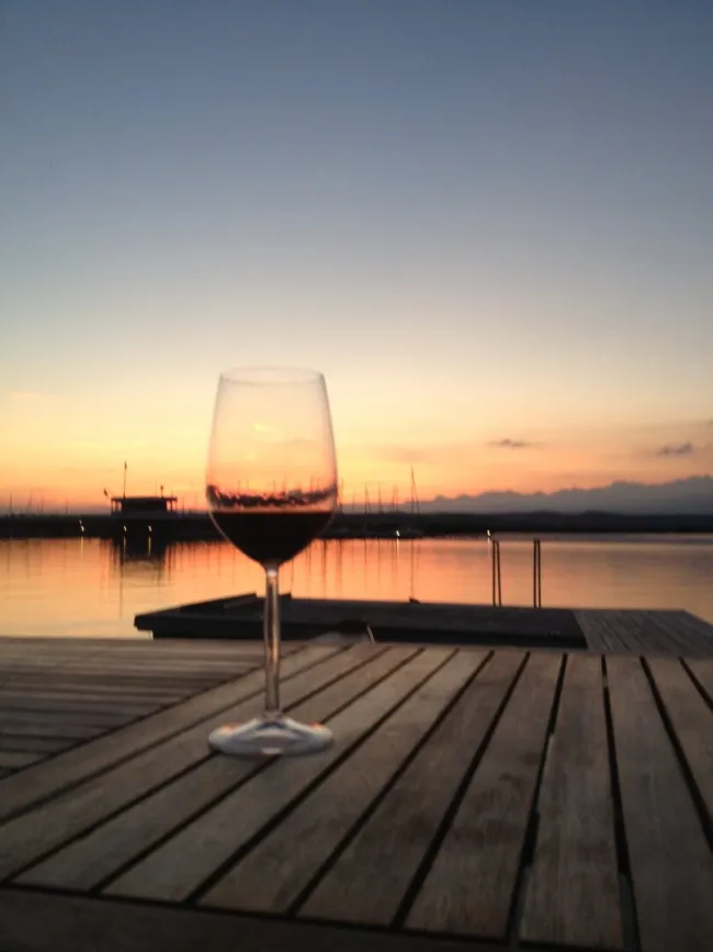 Sonnenuntergang am See - romantischer geht´s nicht!