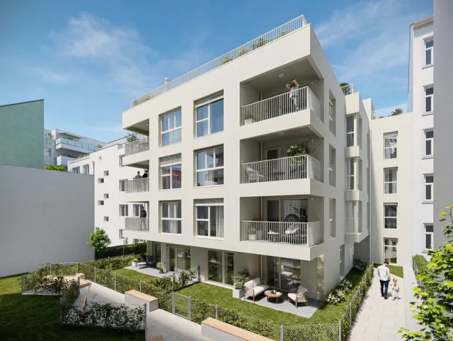 ANLEGER- oder EIGENNUTZER-WOHNUNGEN: URBANES WOHNEN IM 3. BEZIRK: Zwei Baukörper, ein Wohngefühl der Extraklasse - Bild