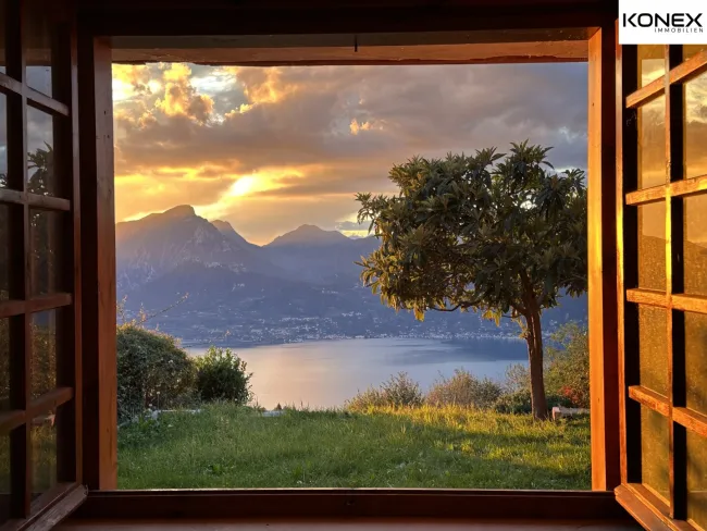 ITA - Sanierungsbedürftiges Chalet mit traumhaftem Seeblick – San Zeno di Montagna - Titelbild