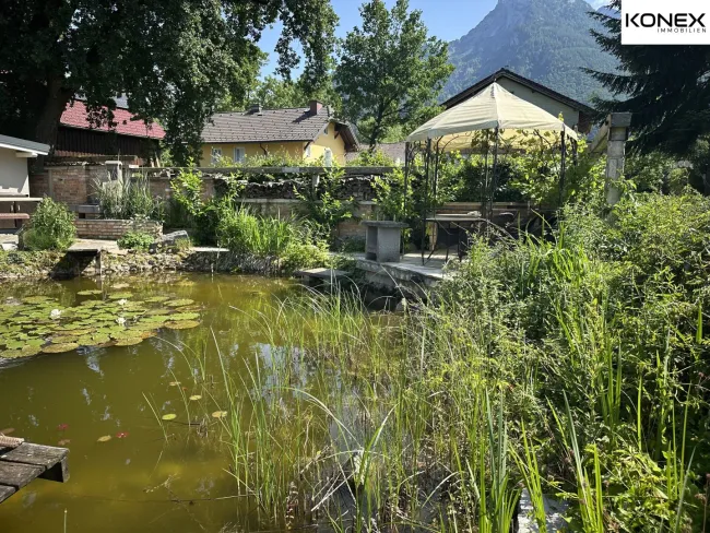 Stilvolles Einfamilienhaus mit Pool & Teich in begehrter Lage Salzburg-Moosstraße - Bild