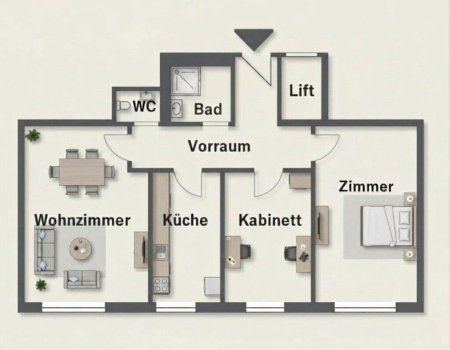 Top sanierte helle Neubauwohnung im 4. Liftstock - U3