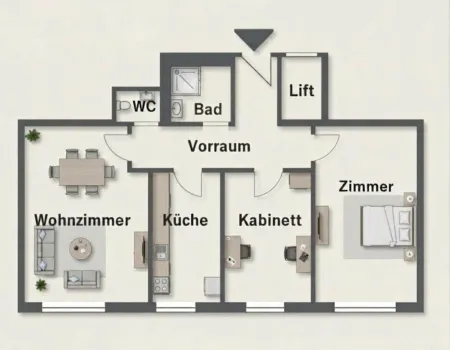 Top sanierte helle Neubauwohnung im 4. Liftstock - U3