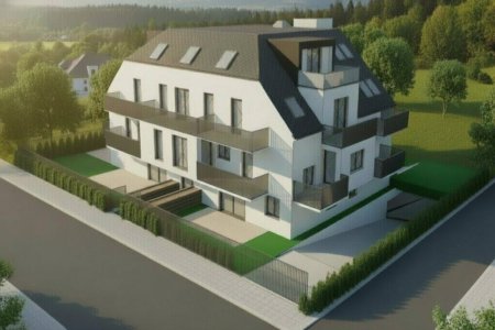 720m² Grundstück mit bewilligtem Projekt gewichtete Fläche 854,57 m² + Gärten*