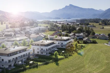 2 Zimmer Wohnung mit 102m² großer Gartenfläche in Mondsee