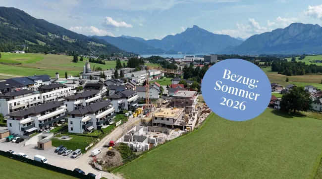 3 Zimmer Wohnung mit sonnigem Balkon in Mondsee - Titelbild