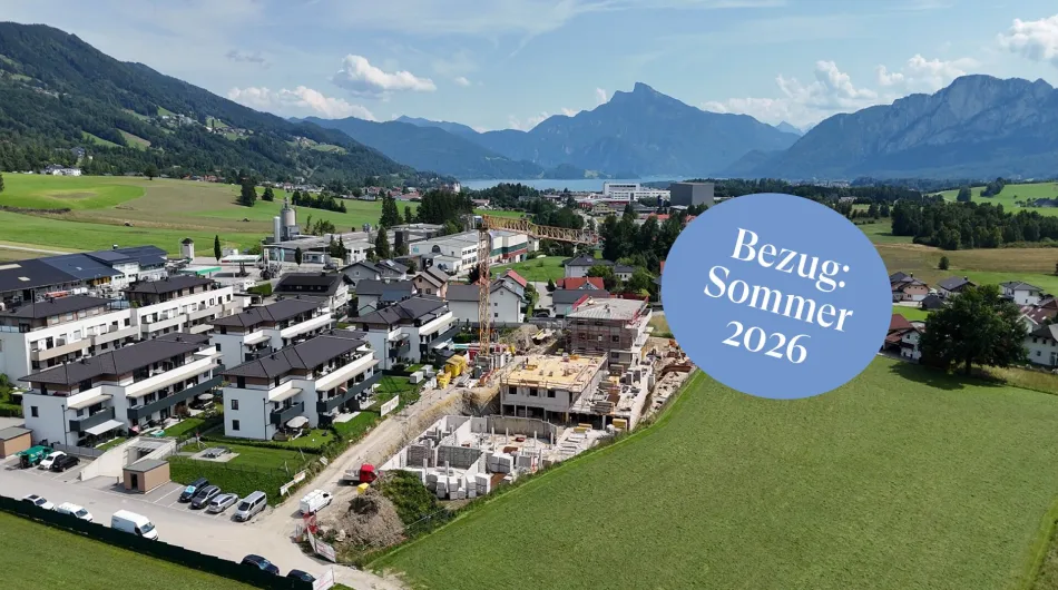 3 Zimmer Wohnung mit sonnigem Balkon in Mondsee - Titelbild