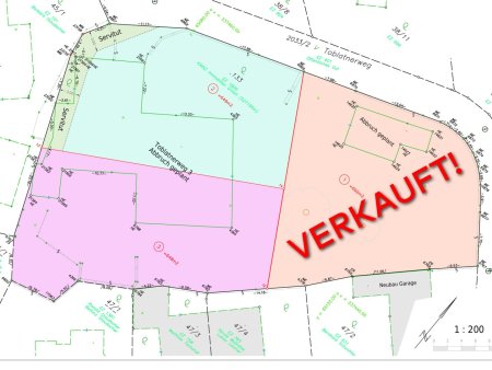 3 aufgeschlossene Bauplätze in zentrumsnaher Aussichtslage von Inzing