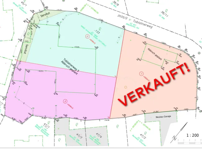 3 aufgeschlossene Bauplätze in zentrumsnaher Aussichtslage von Inzing - Titelbild