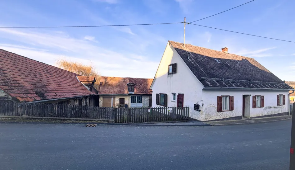Einfamilienhaus mit Entwicklungspotenzial auf großzügigem Grundstück inklusive Landwirtschaftsflächen und Wald - Titelbild
