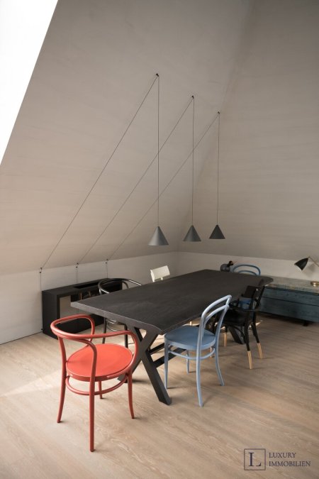 Ikonisches Design trifft Wiener Spitzenlage // Pack your bags and move in // Luxus-Penthouse auf höchstem Niveau