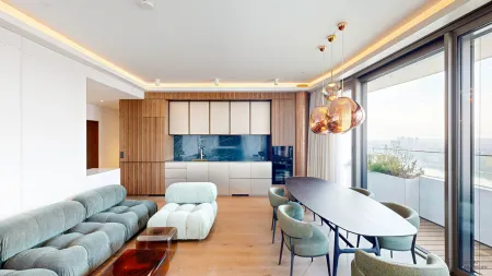 Möblierte Luxuswohnung im Danube Flats, 100 m², 3 Zimmer – Donaustadt, 1220 Wien