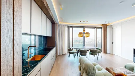 Möblierte Luxuswohnung im Danube Flats, 100 m², 3 Zimmer – Donaustadt, 1220 Wien