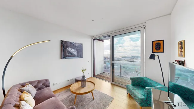 Vollmöblierte 2-Zimmer-Wohnung im „TrIIIple“ mit Loggia - Titelbild