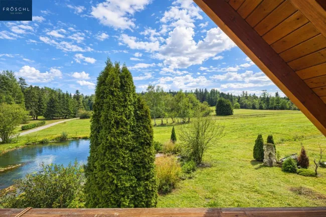 Blick vom Balkon der Ferienwohnung v1