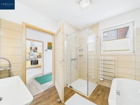 Badezimmer in der Ferienwohnung