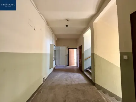 Ansicht Stiegenhaus Objekt Werksgasse 8