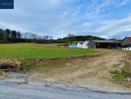 Besonderes Baugrundstück in Uttissenbach bei Zwettl - 4.519 ² Grundstücksfläche im Grünen