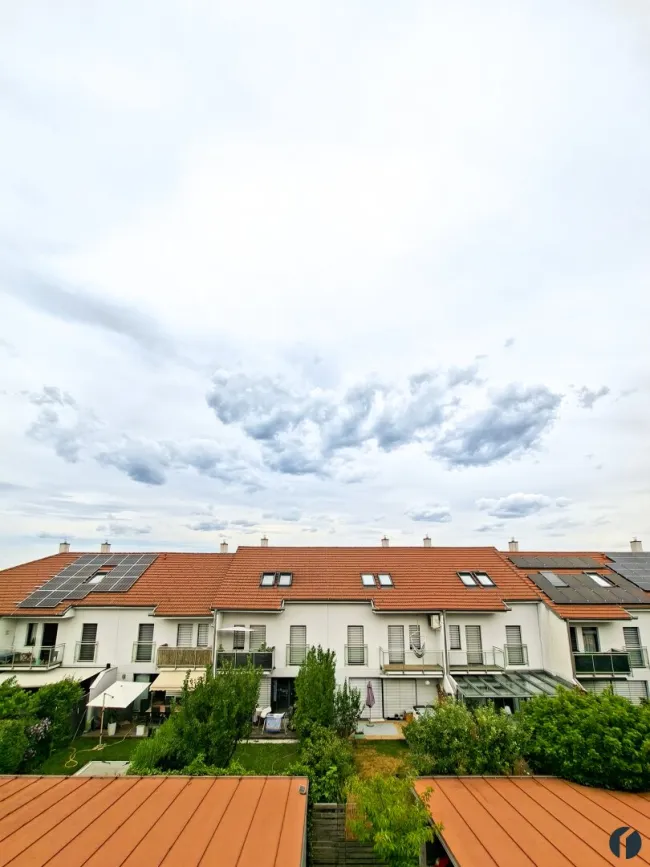 Blick vom Dachflächenfenster