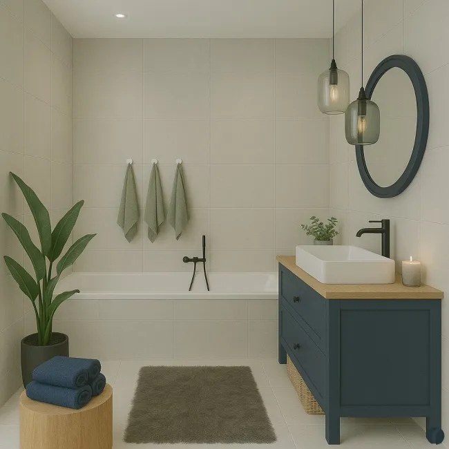 Einrichtungsbeispiel Badezimmer