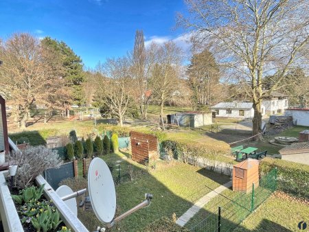 Blick vom Balkon