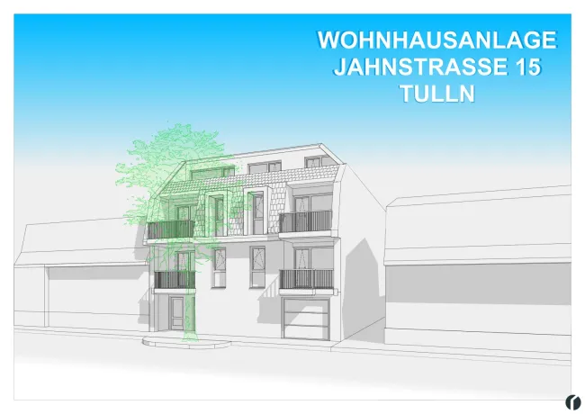 Bebauungsstudie Wohnhausanlage