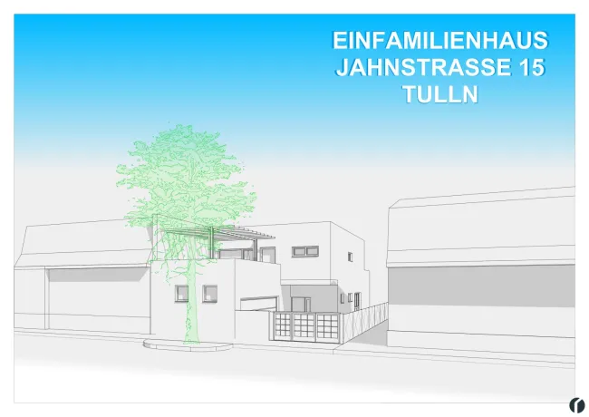 Einfamilienhaus Bebauuungsstudie