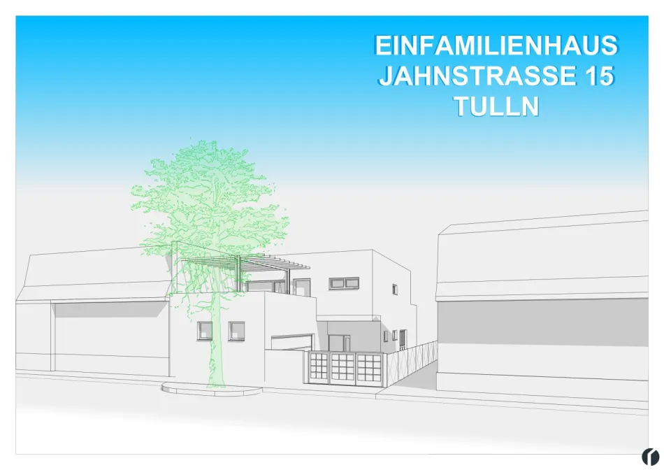 Einfamilienhaus Bebauuungsstudie