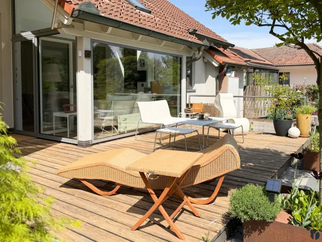 Terrasse im Garten