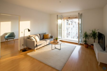 Wohnzimmer Einrichtungsbeispiel (KI - generiert)