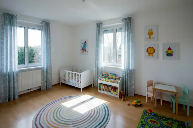 Kinderzimmer Einrichtungsbeispiel (KI - generiert)