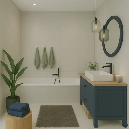 Einrichtungsbeispiel Badezimmer