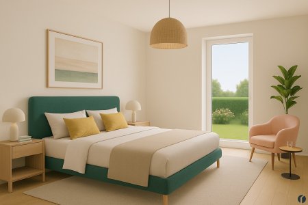 Einrichtungsbeispiel Schlafzimmer