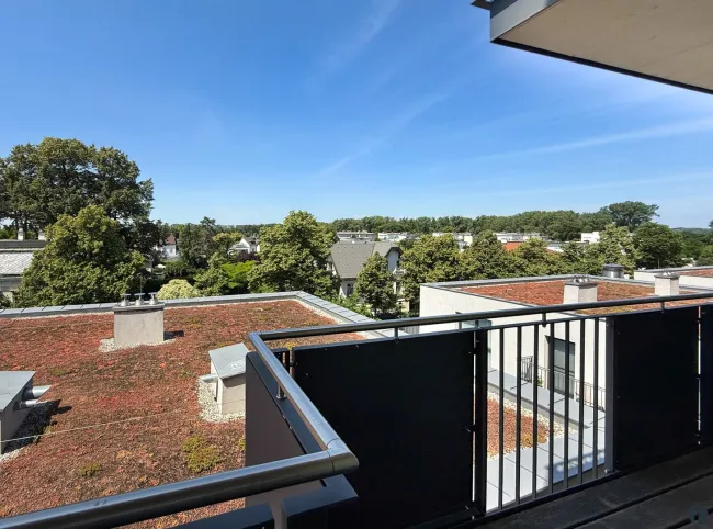 Ausblick vom Balkon