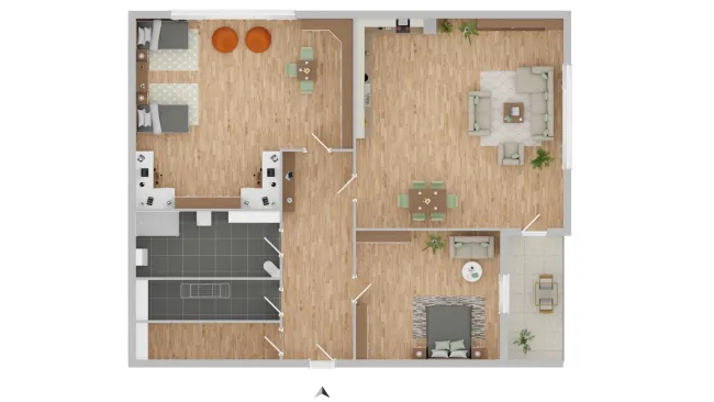 RESERVIERT: Renovierte 3-Zimmer-Wohnung in zentraler Lage in Schwaz (befristet vermietet) 10433 - Titelbild