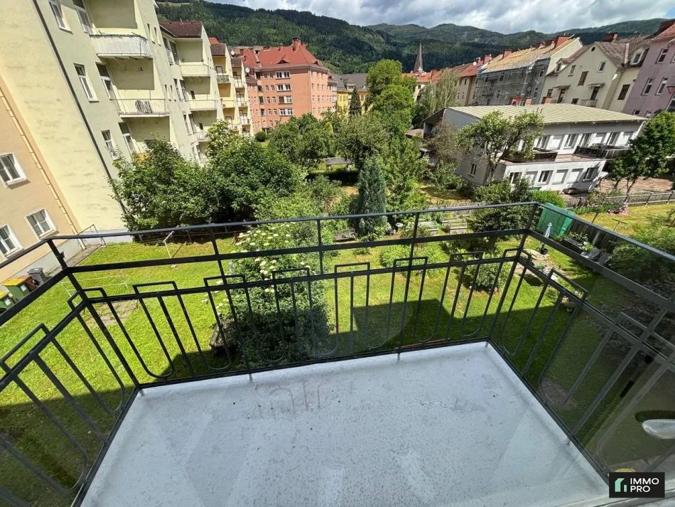 Sanierte 3-Zimmer Wohnung mit Balkon im Zentrum von Leoben zu vermieten - Bild