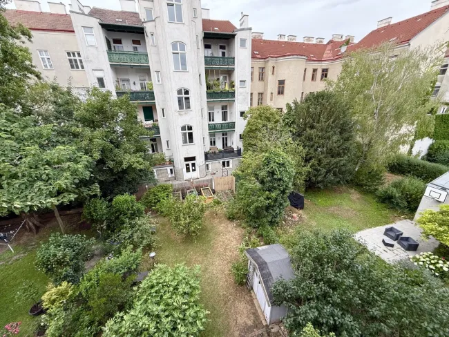 Blick zum Garten